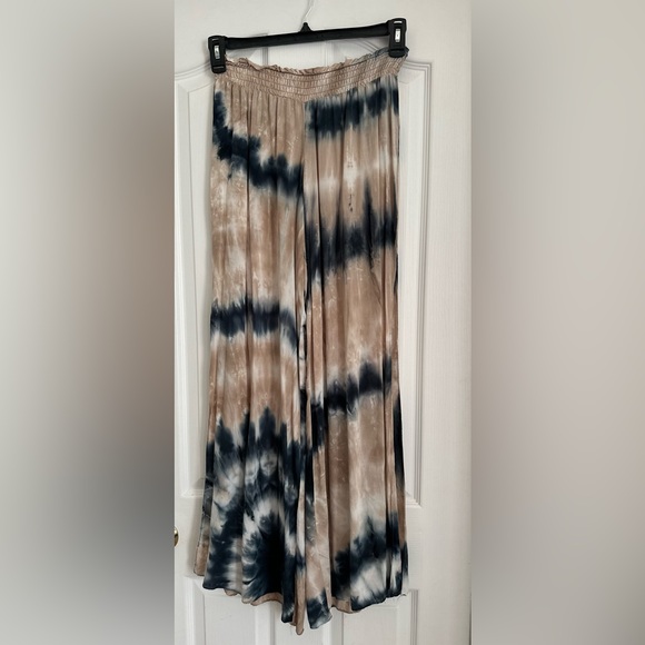 OliviaCeous Split  Wide Loose Leg Pants Tie dye - Picture 2 of 6